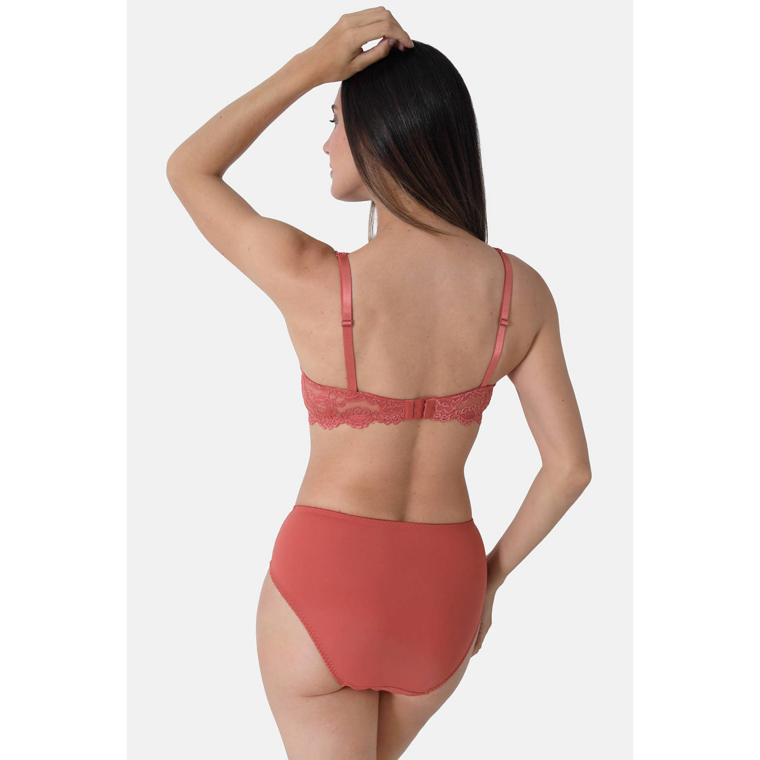 Sassa Mode maxislip Classic Lace brique