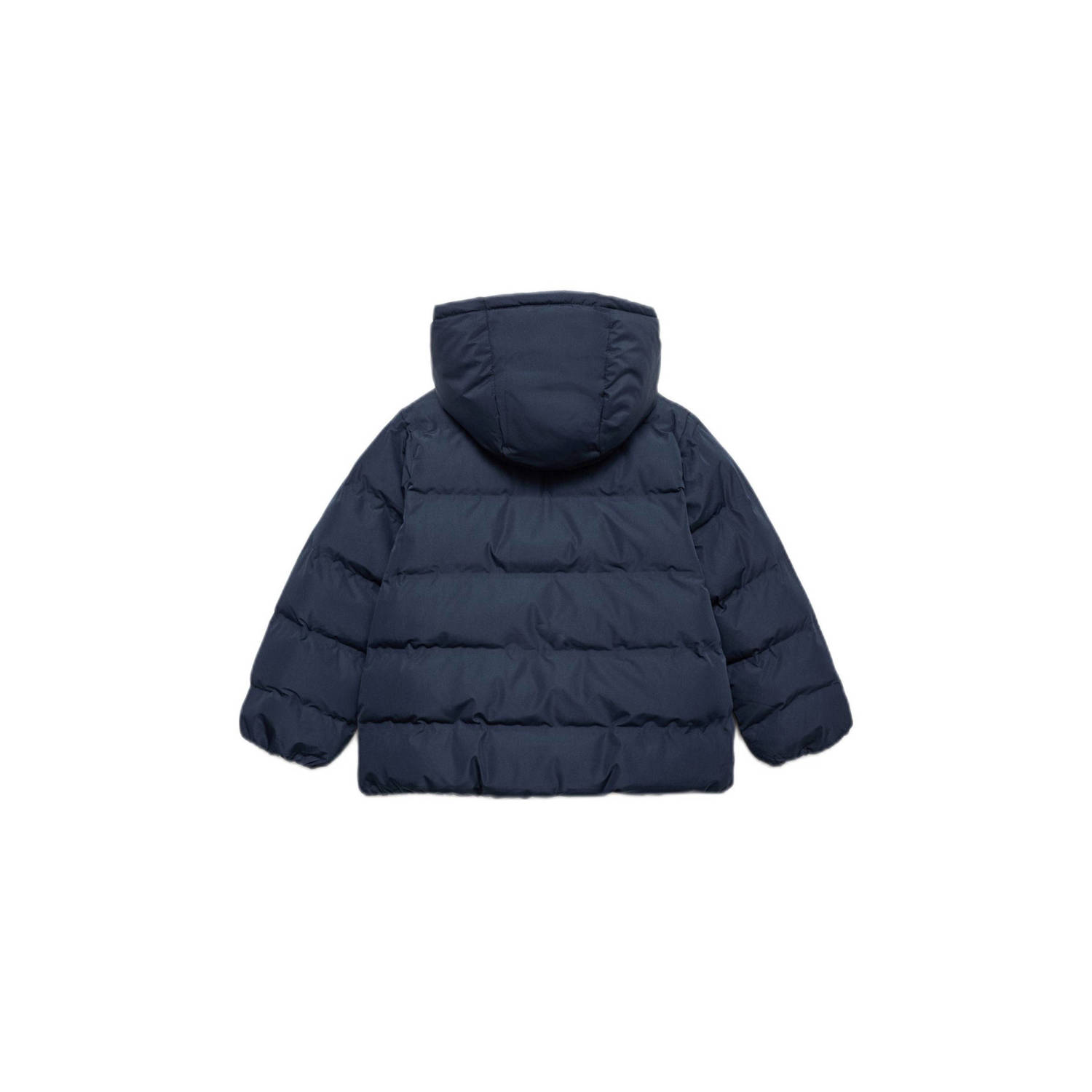 Mango Kids gewatteerde winterjas donkerblauw