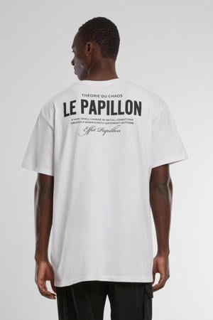 T-shirt met backprint wit