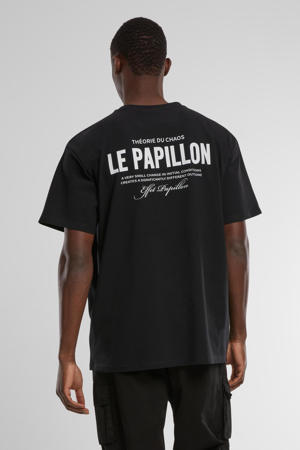 T-shirt met backprint zwart