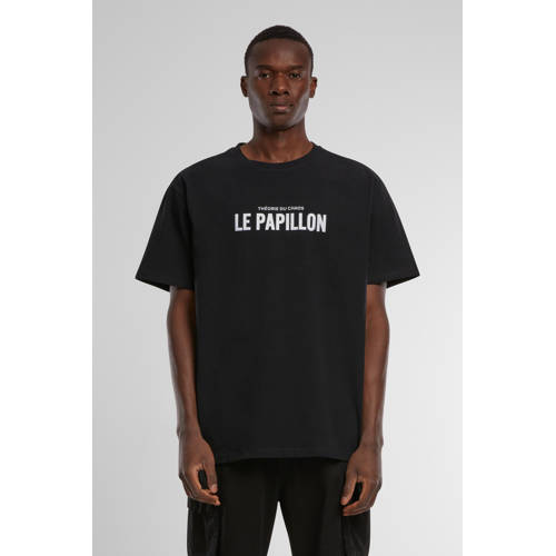 Upscale T-shirt met backprint zwart afbeelding