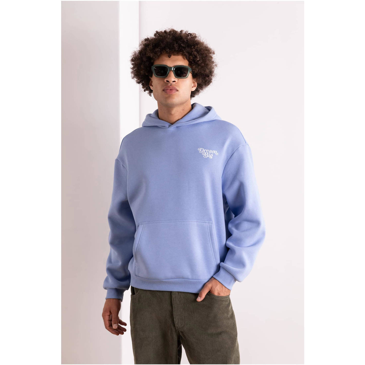 Upscale hoodie lichtblauw