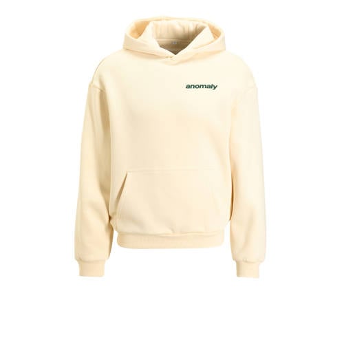 Upscale hoodie met backprint beige afbeelding