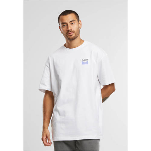 Upscale T-shirt met backprint wit afbeelding