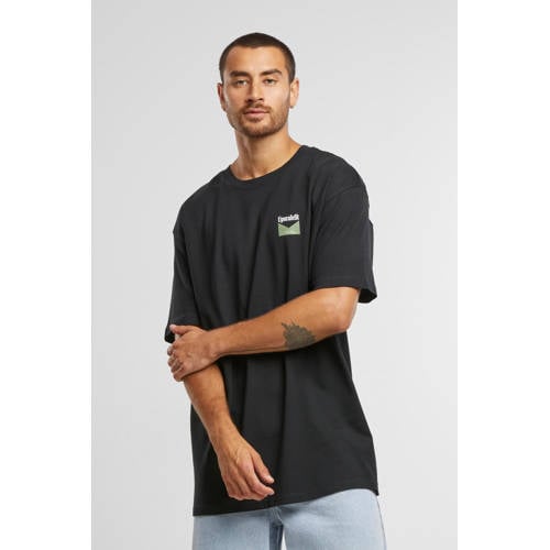 Upscale T-shirt met backprint zwart afbeelding