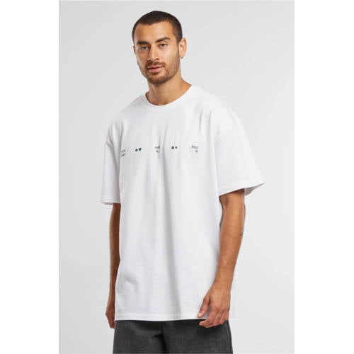 Upscale T-shirt met backprint wit afbeelding