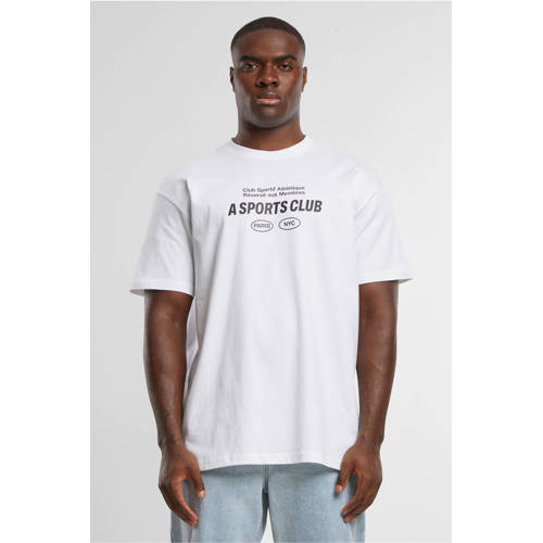 Upscale T-shirt met backprint wit afbeelding