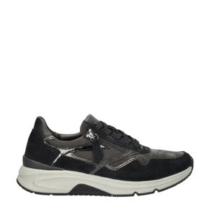 Rolling Soft suède sneakers zwart