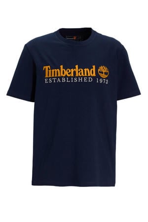 T-shirt met logo blauw
