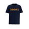 Timberland T-shirt met logo blauw