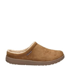 pantoffels cognac