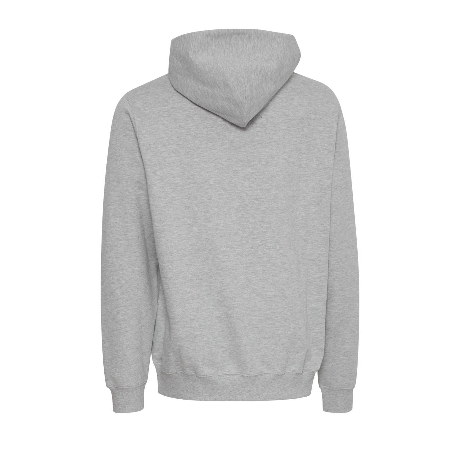 Solid hoodie grijs melange