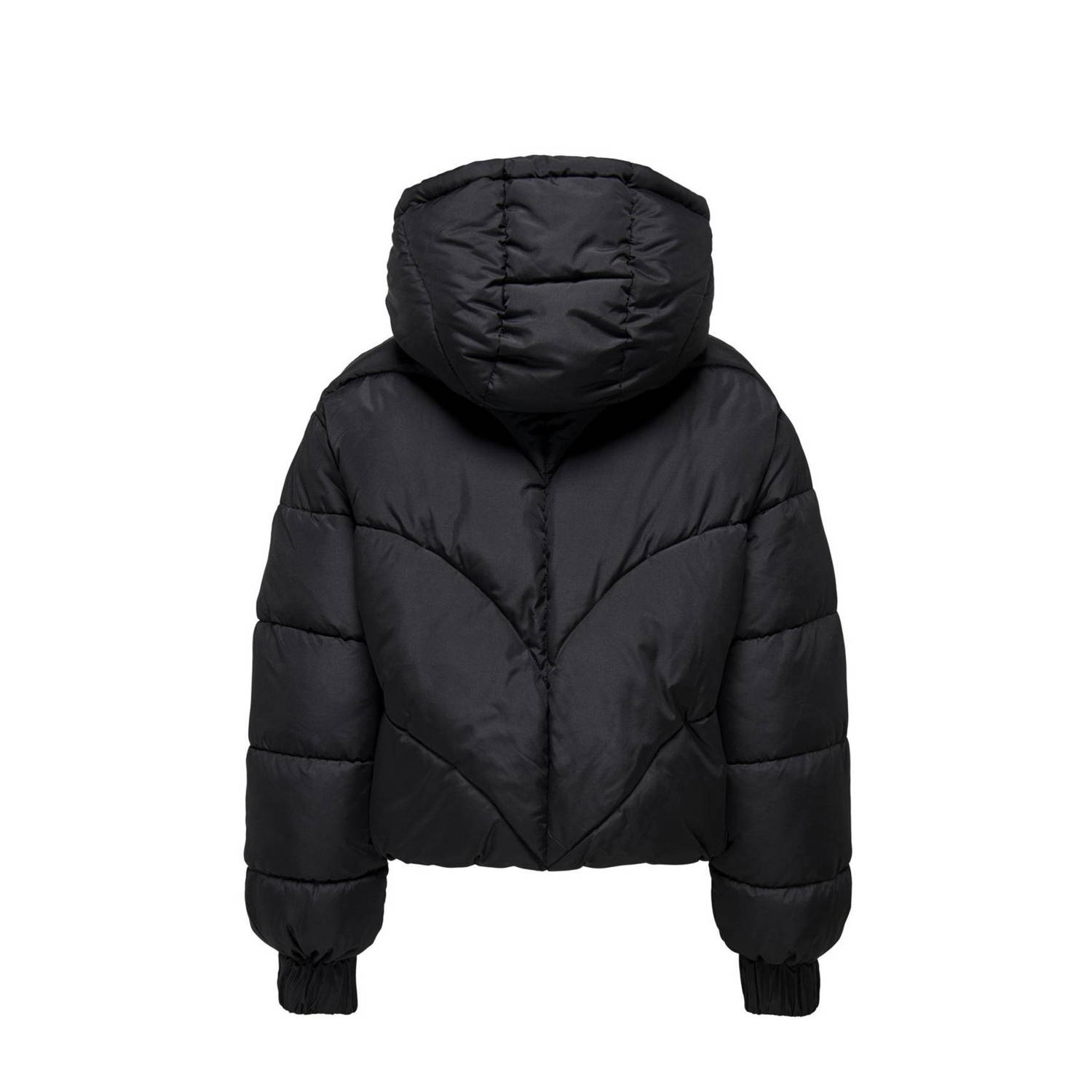 JDY gewatteerde winterjas NEWDESTINY zwart