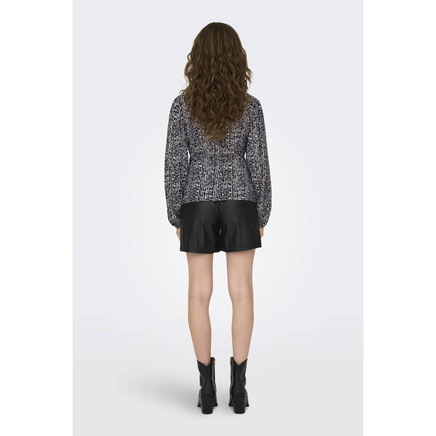 JDY overslag top JULIA met all over print