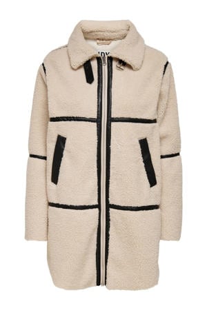 teddy winterjas JDYFROSTY beige