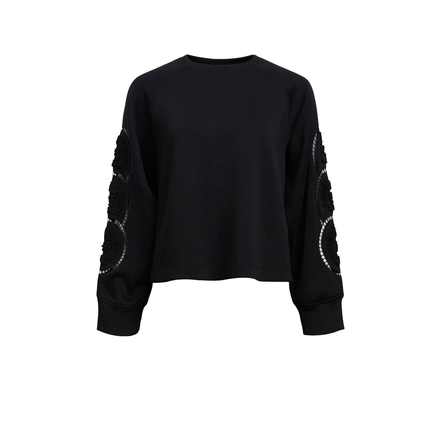 OBJECT Dames Truien & Vesten Objdorina Lo L s Sweat Top Zwart