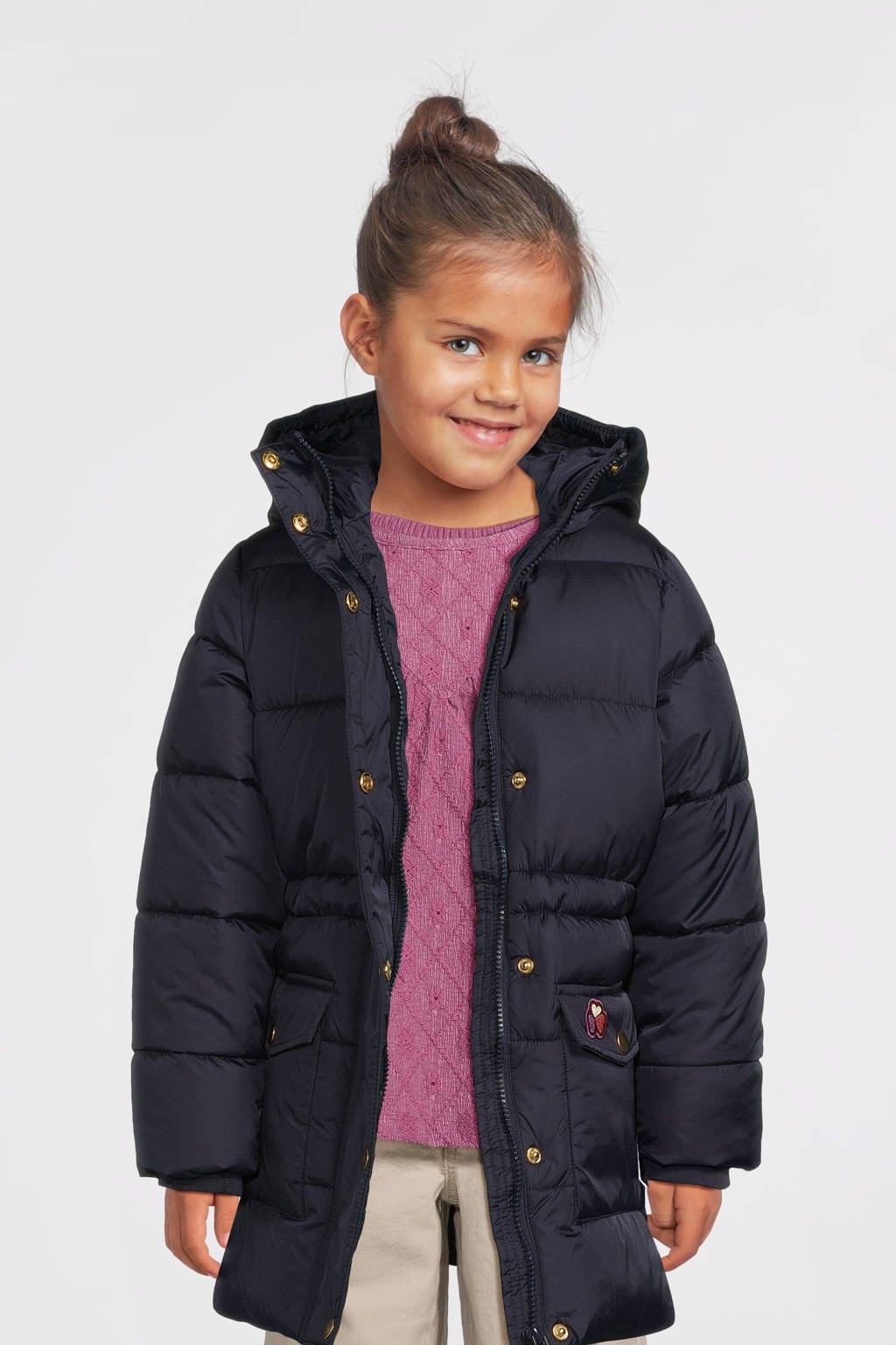 Z8 gewatteerde winterjas Xava donkerblauw wehkamp