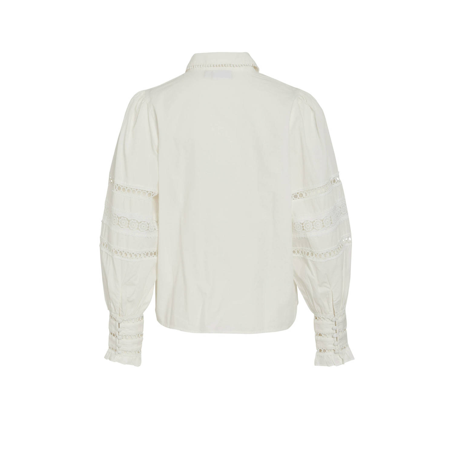 VILA blouse VICORLINA wit