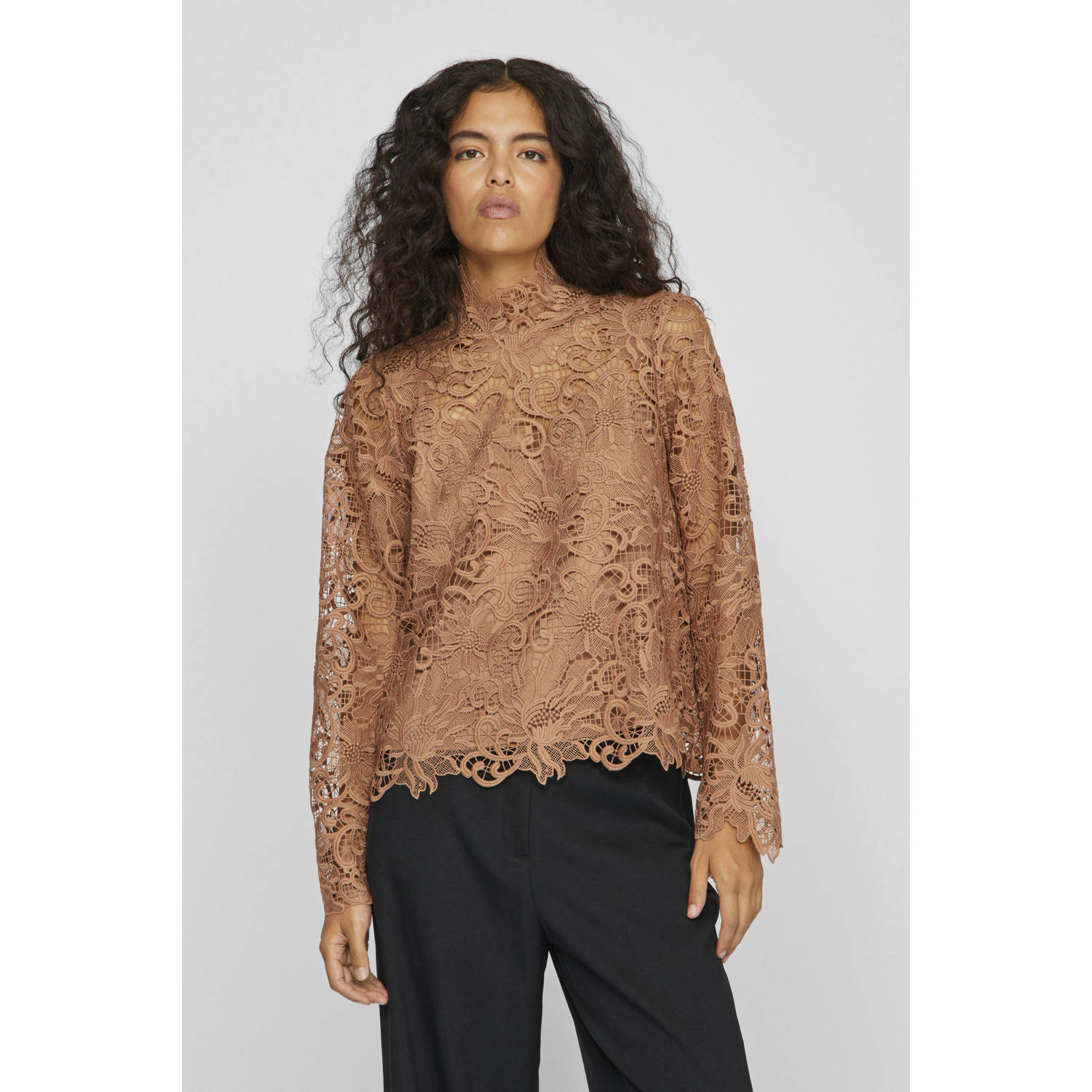 ROUGE EDIT semi-transparante top VIBOE