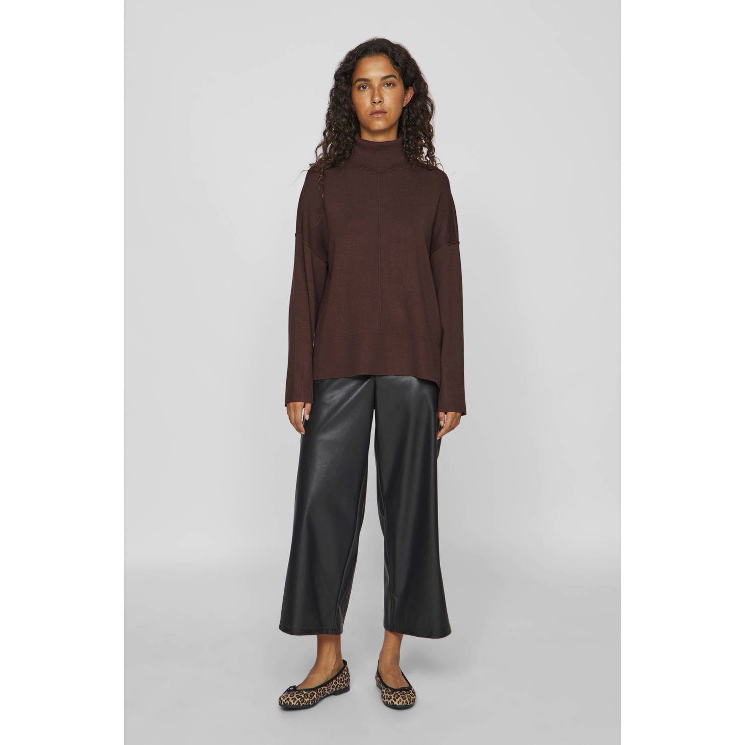 Vila Coltrui VIOSTRIA ROLLNECK L S KNIT TOP-NOOS