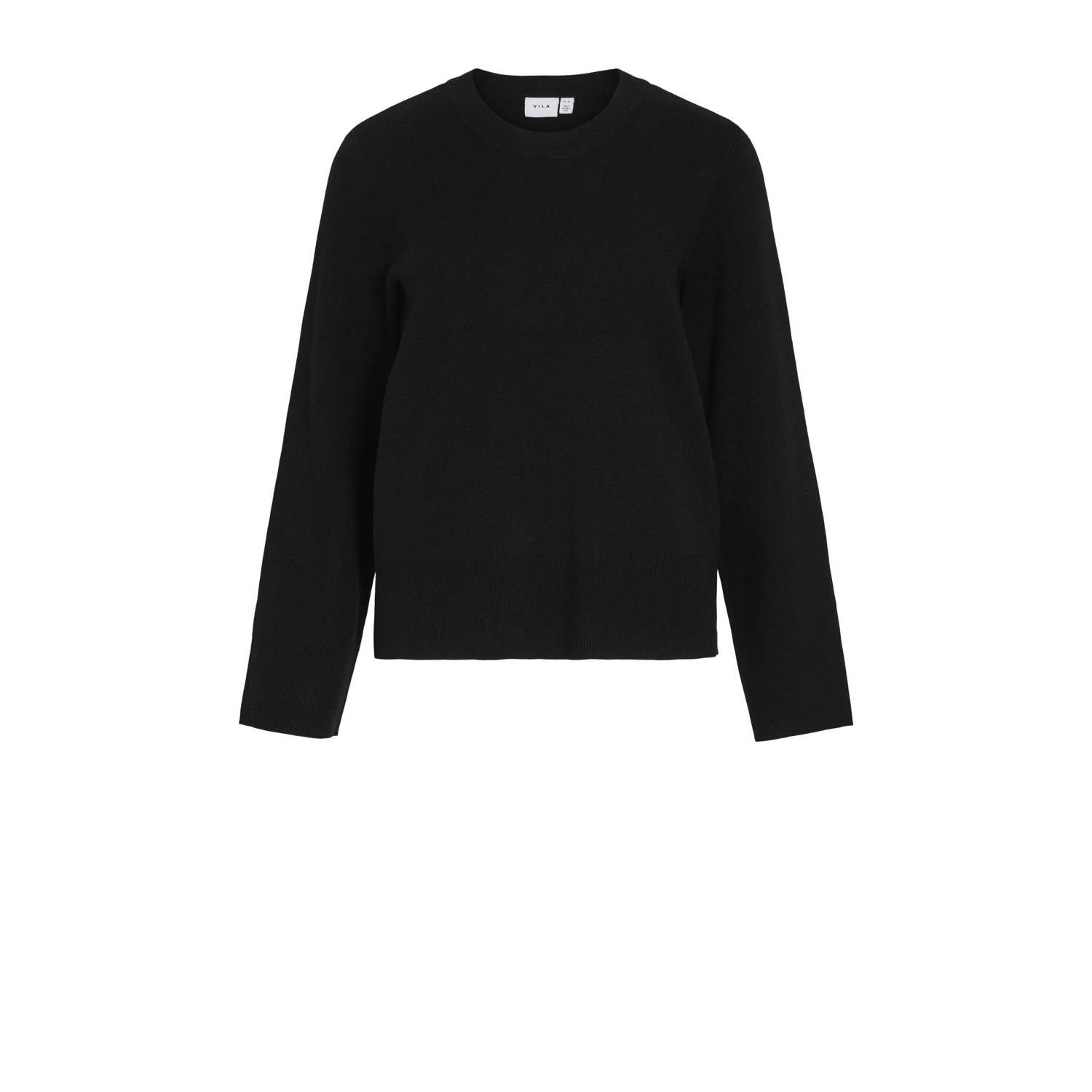 Vila Trui met ronde hals VICASSIE O-NECK L S KNIT TOP NOOS