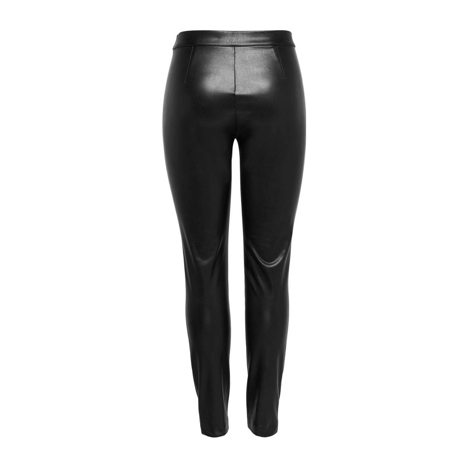 ONLY imitatieleren skinny legging ONLTEA-MARIA zwart