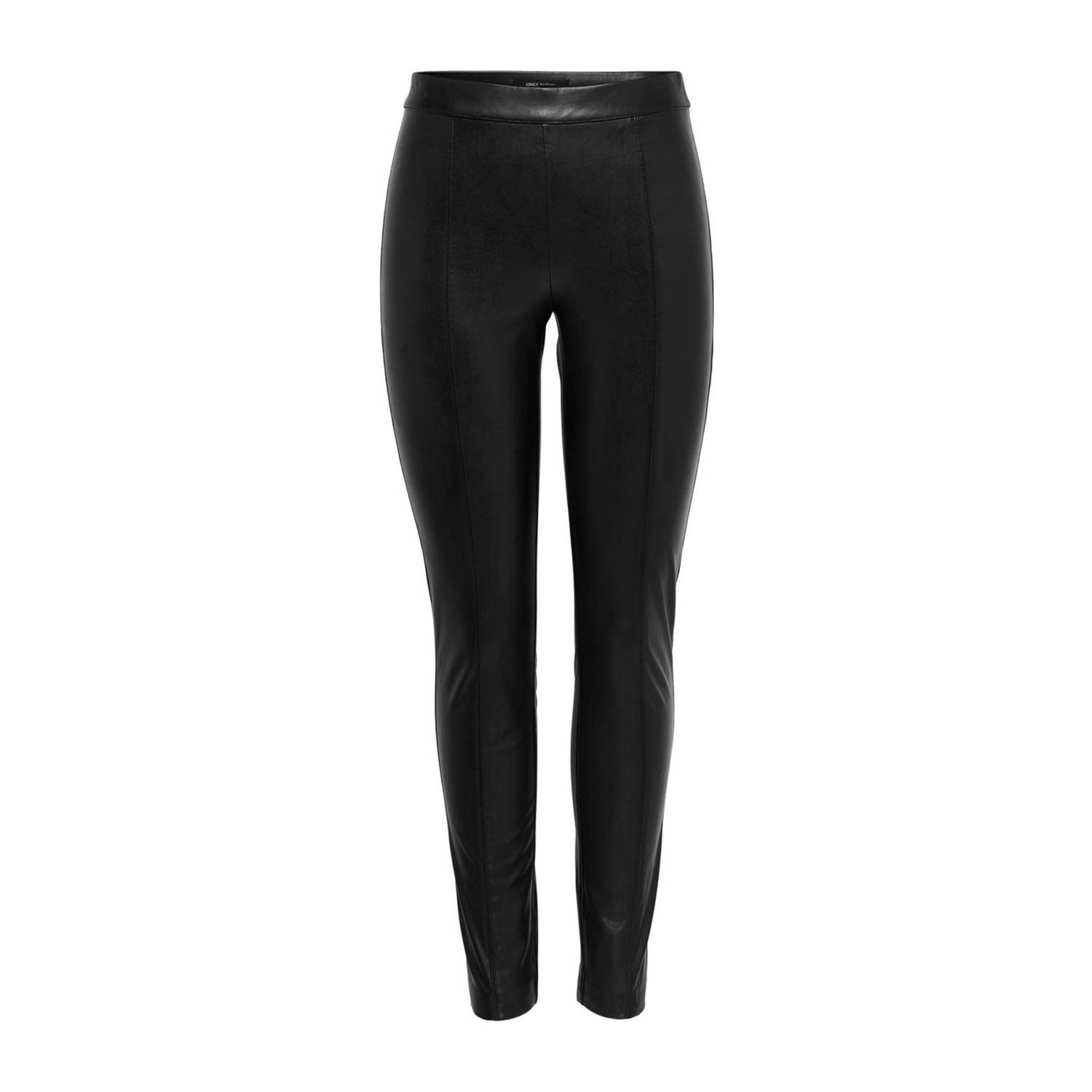 ONLY imitatieleren skinny legging ONLTEA-MARIA zwart