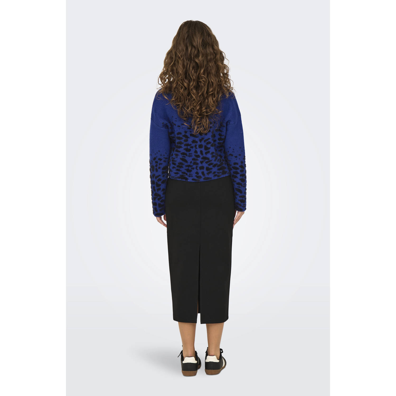 ONLY gebreide trui blauw