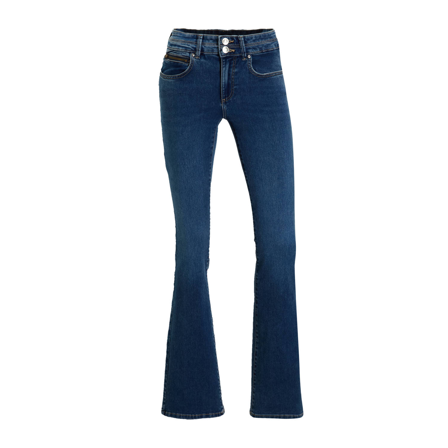 Only Bootcut jeans ONLROYAL REG WB DB ZIP FLARED DNM PIM