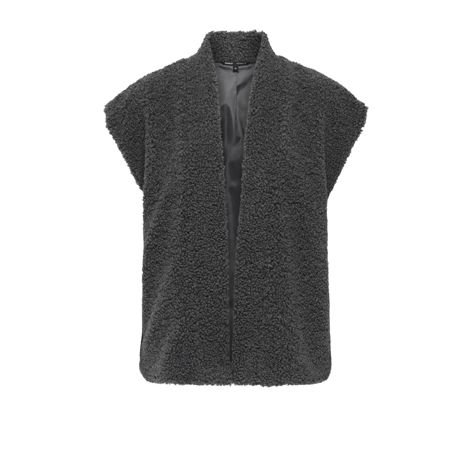 Only Teddy Vest Magnet Freewear Grijs Gray Dames
