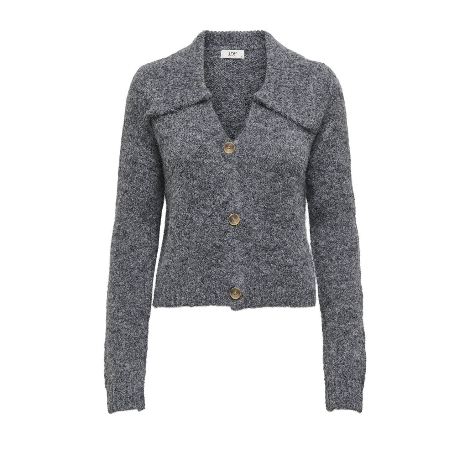 JDY vest ZOEY grijs melange