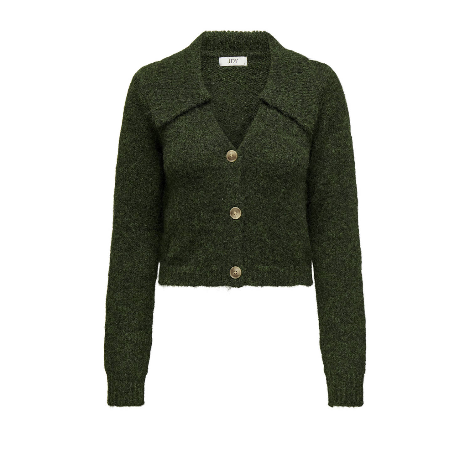 JDY vest ZOEY donkergroen