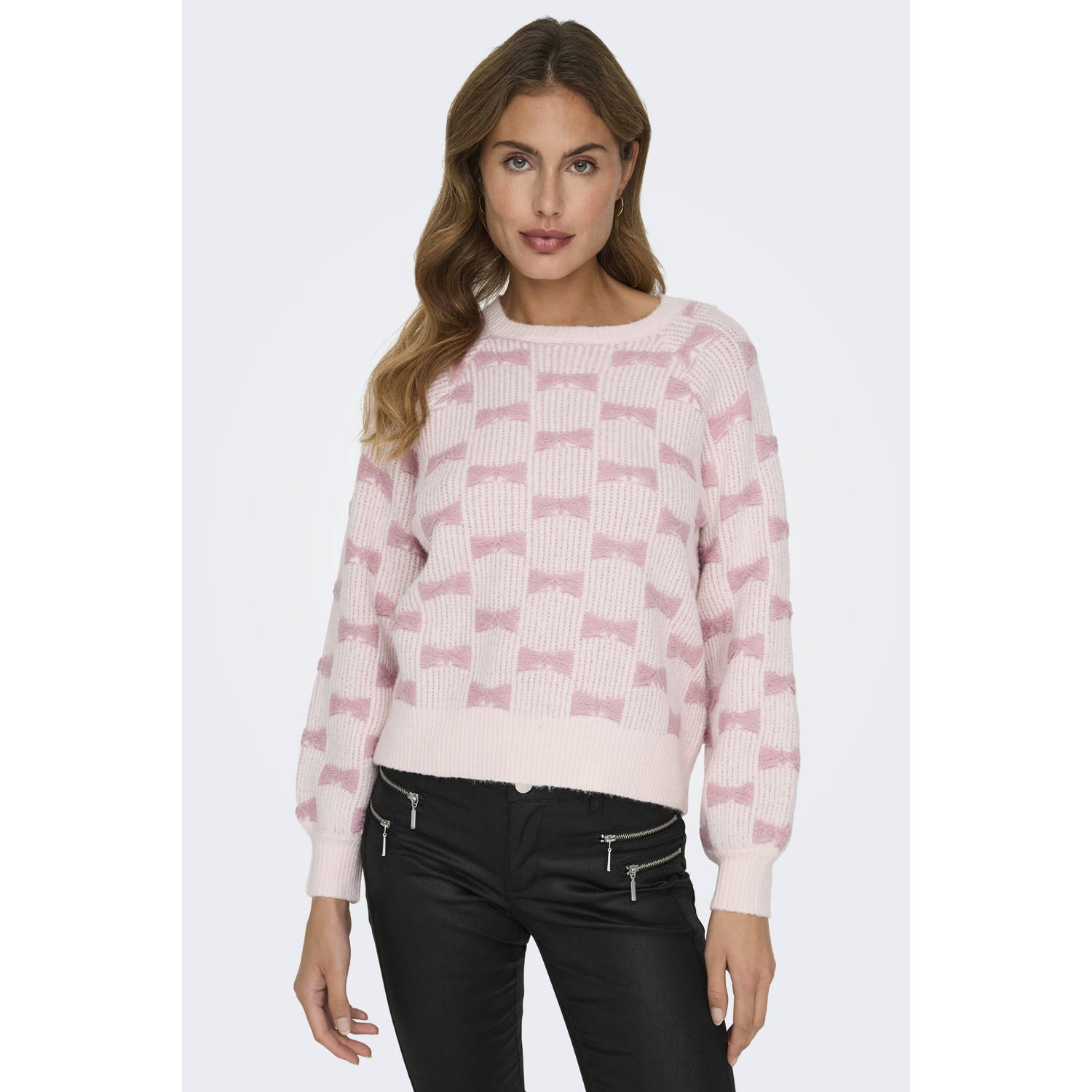 Only Pullover met ballonmouwen model 'Clara'