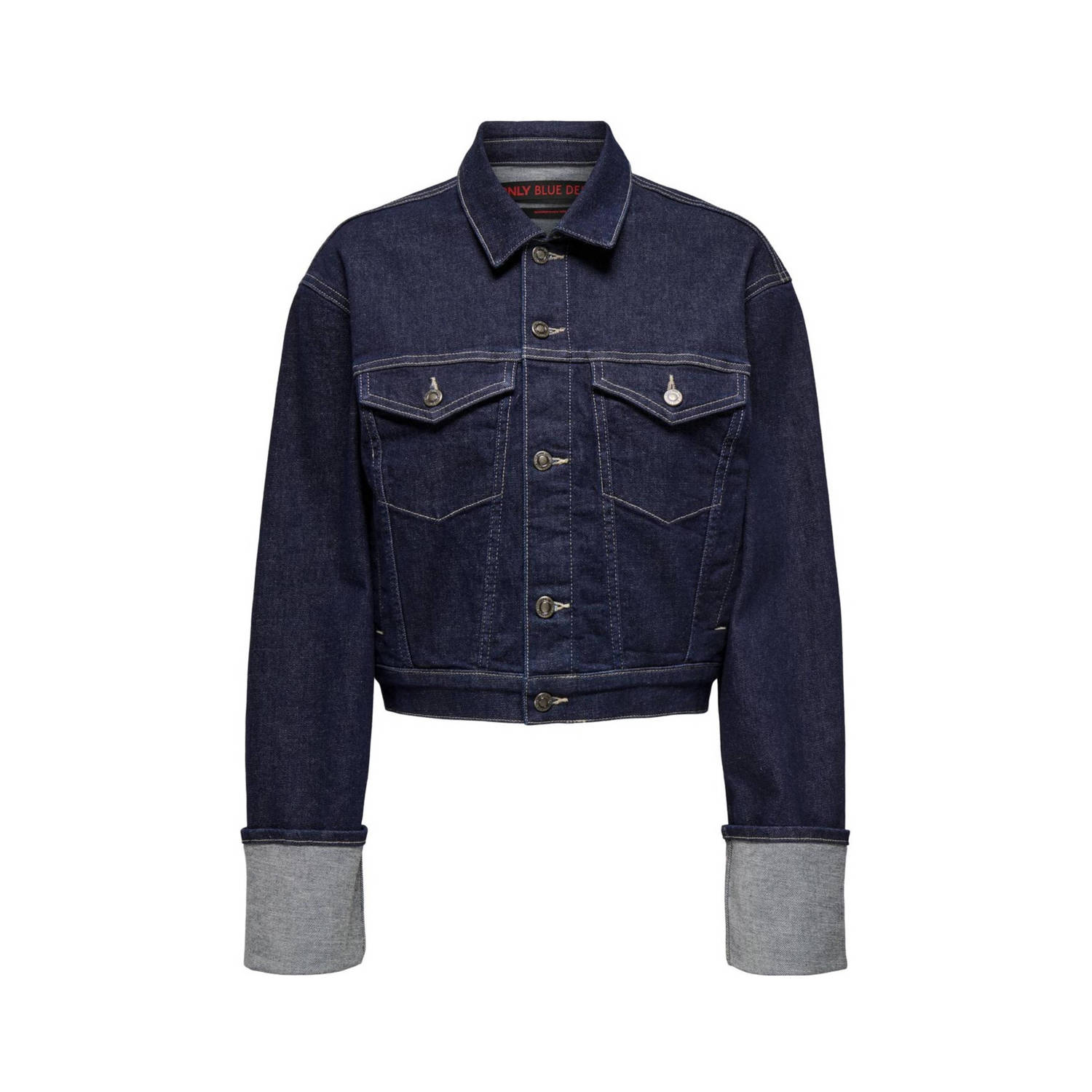ONLY spijkerjasje ONLMERCER dark blue denim