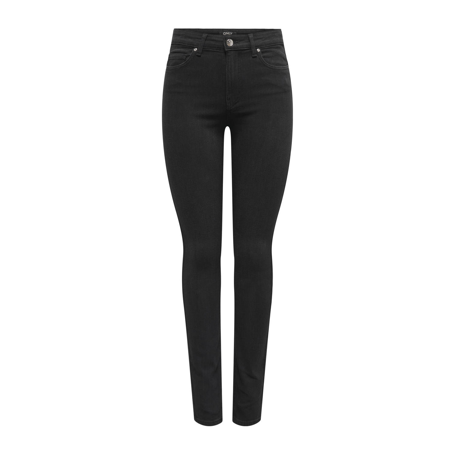 ONLY high waist skinny jeans ONLLOLA black denim