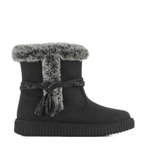 gevoerde enkelboots zwart