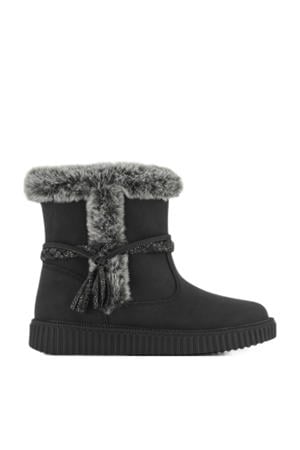 gevoerde enkelboots zwart