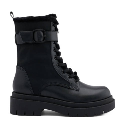 Oxmox chunky veterboots zwart afbeelding