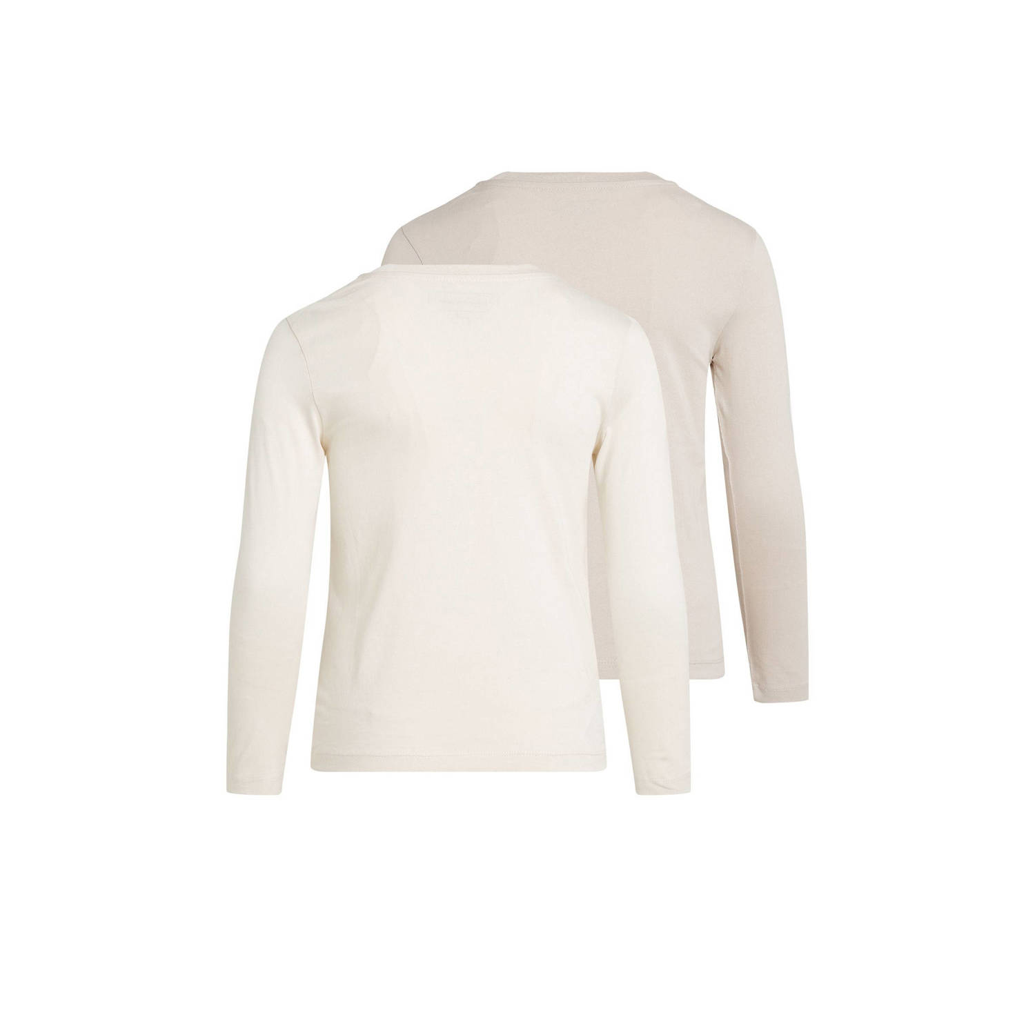 Calvin Klein longsleeve (set van 2) ecru beige