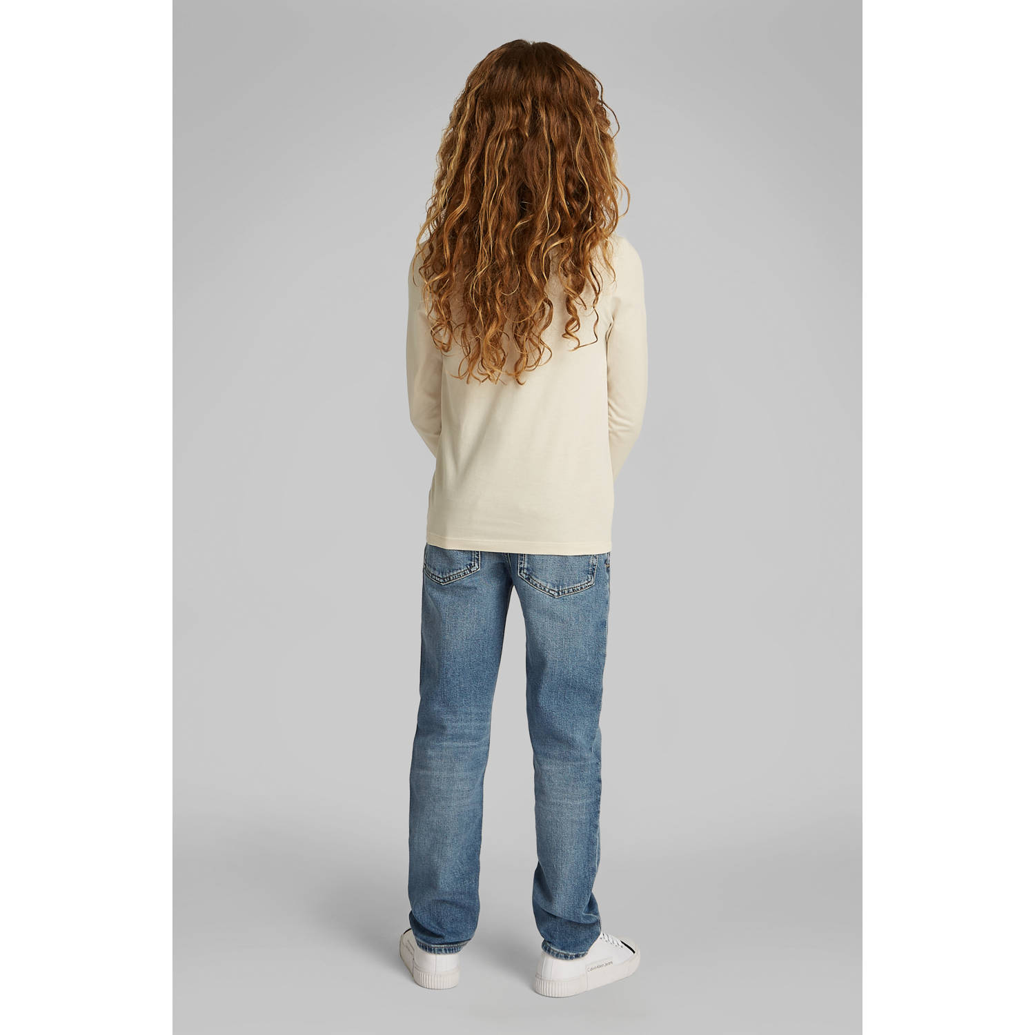 Calvin Klein longsleeve (set van 2) ecru beige