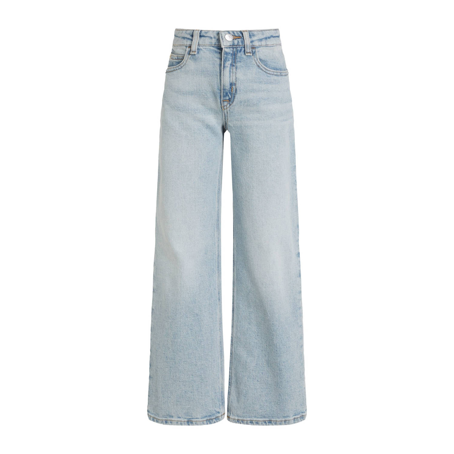 Calvin Klein wide leg high waist jeans light blue denim