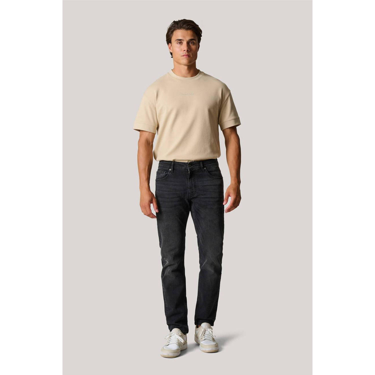 Shoeby slim fit jeans L32 zwart