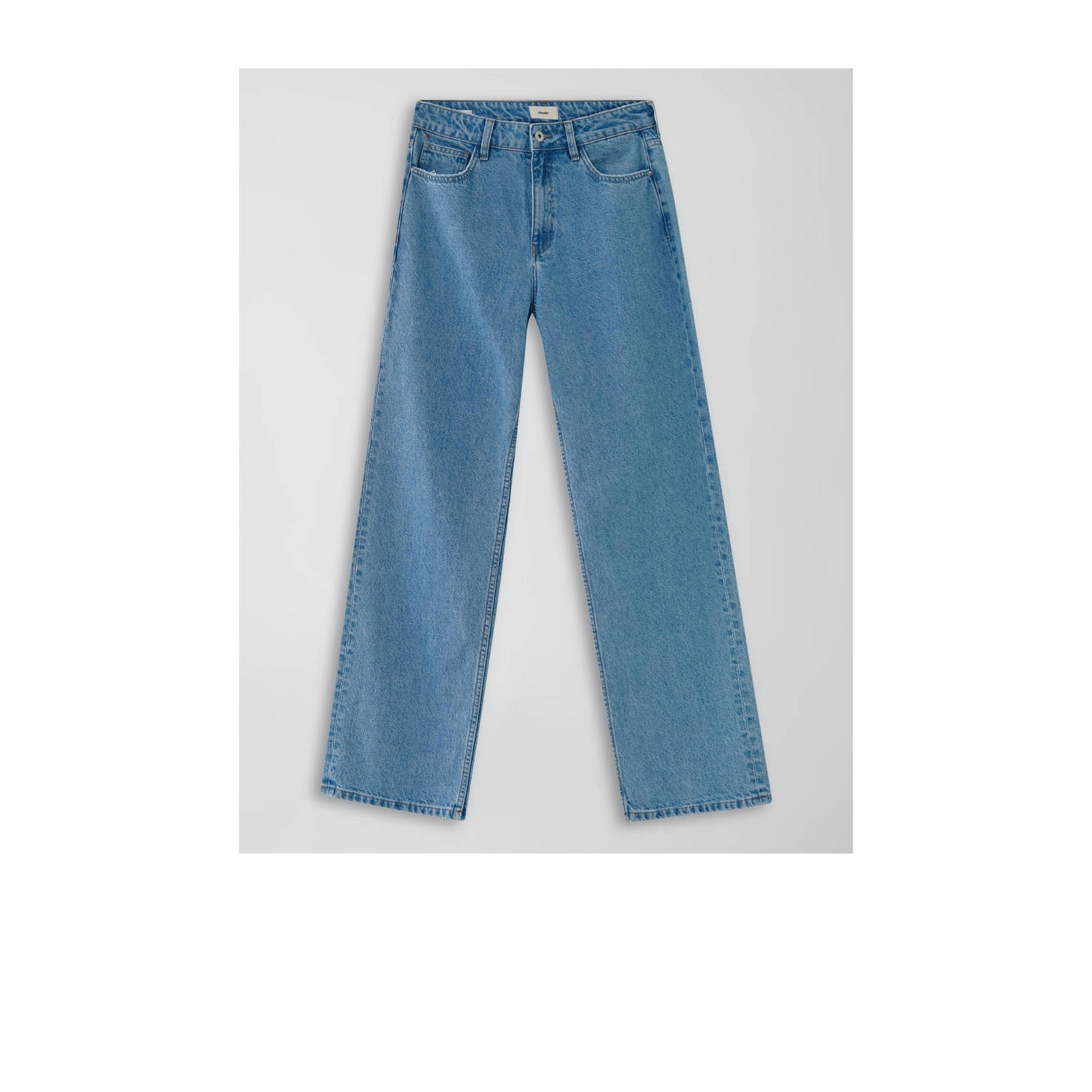 Shoeby wide leg jeans medium blue denim