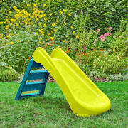 thumbnail: Palplay Glijbaan opvouwbaar 4ft lemon/blauw