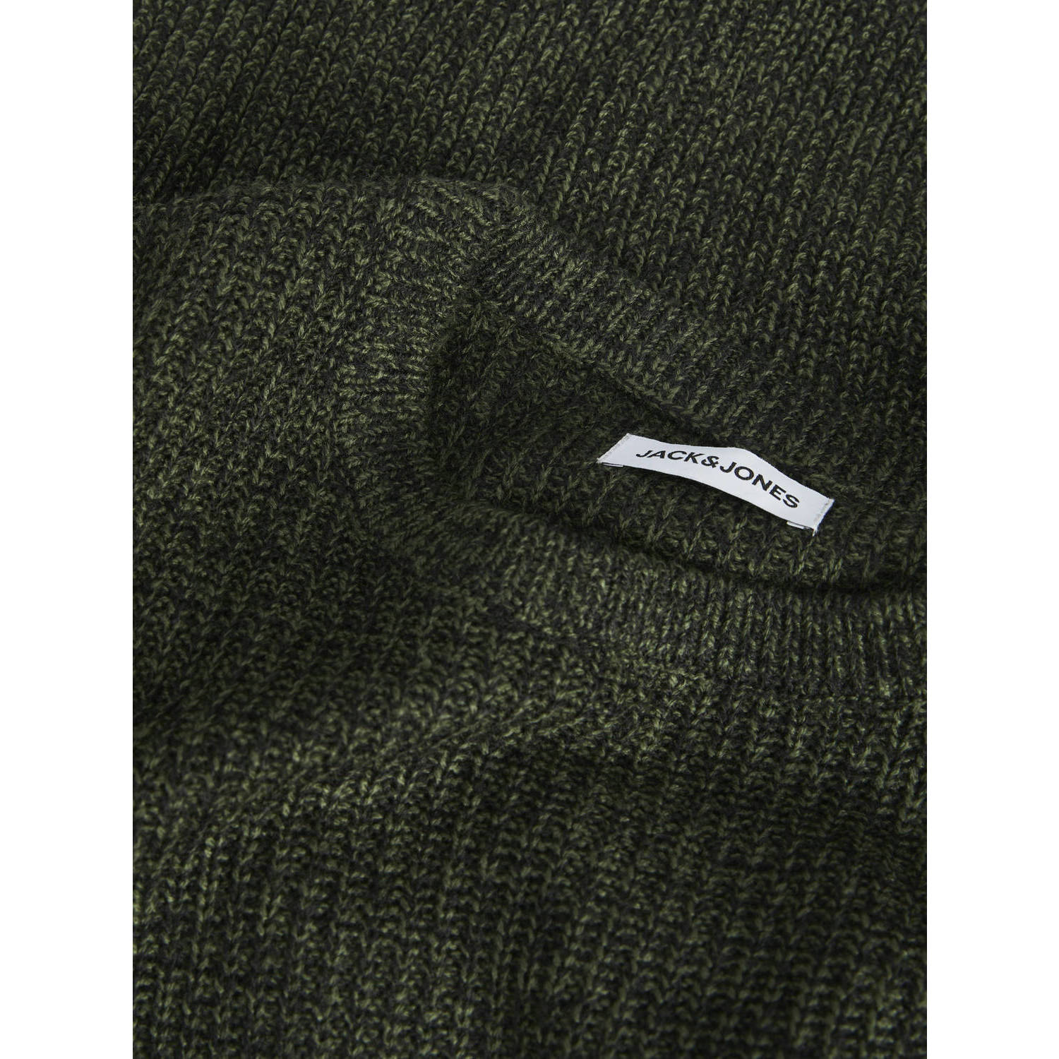 JACK & JONES ESSENTIALS gebreide trui donkergroen