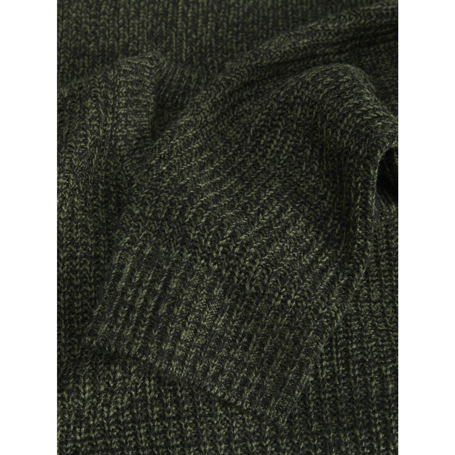 JACK & JONES ESSENTIALS gebreide trui donkergroen