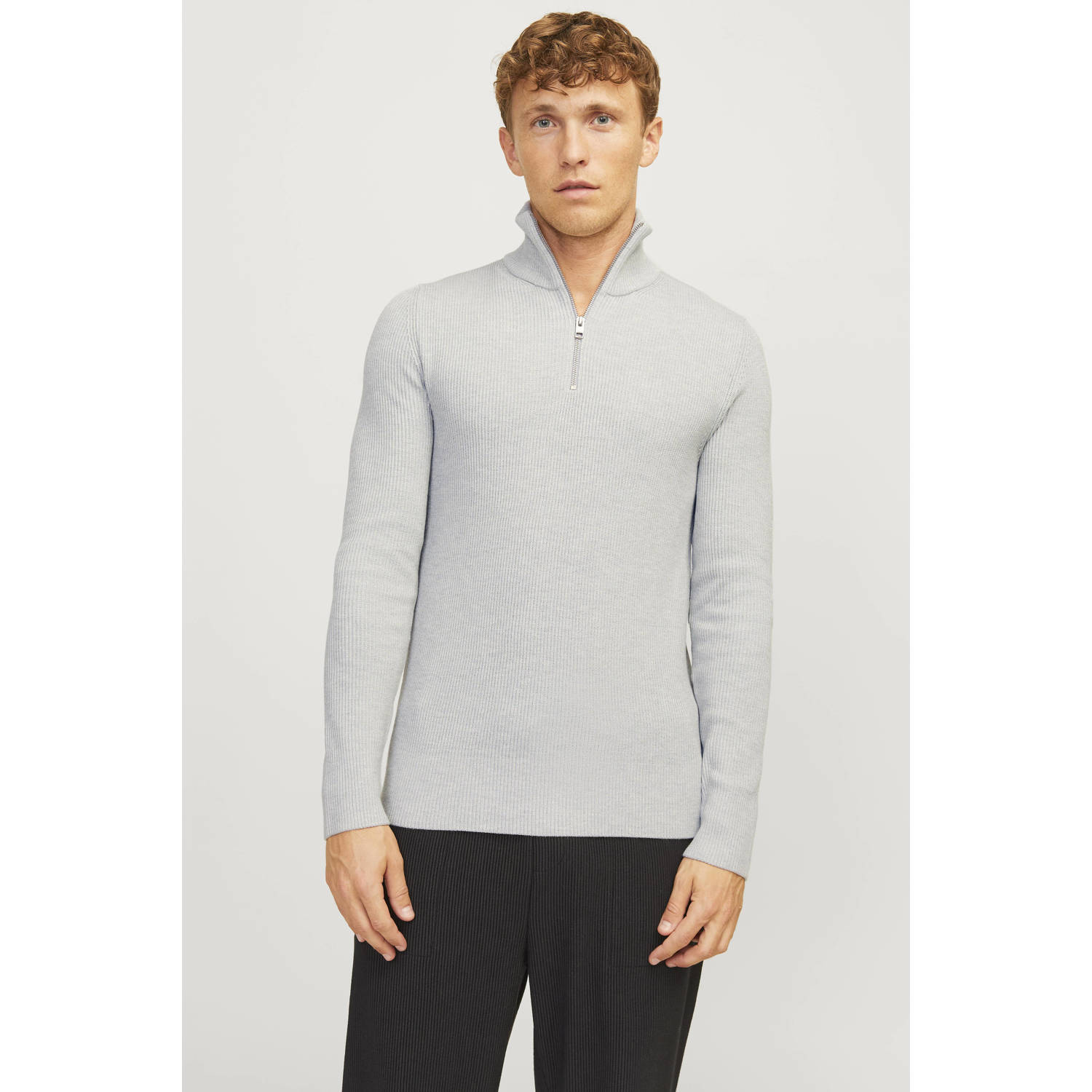 Jack & jones Gebreide pullover met schipperskraag model 'PERFECT'