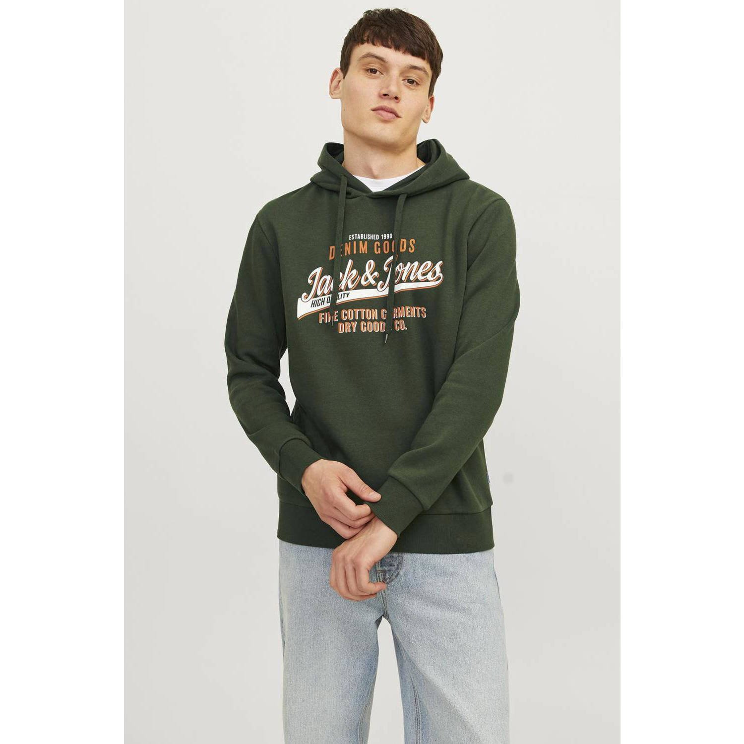 Jack & Jones Hoodie JJELOGO SWEAT HOOD 2 COL 24 25 NOOS