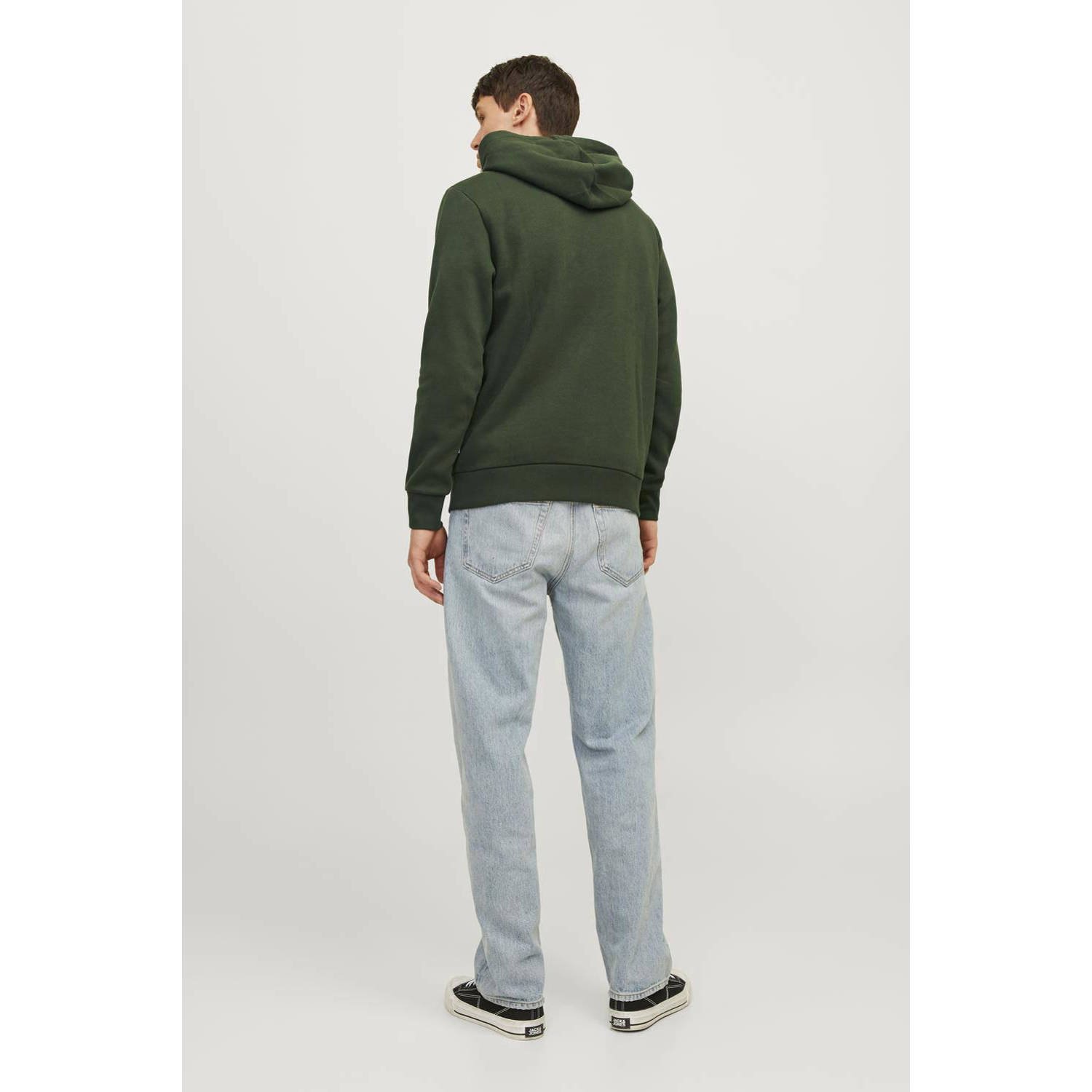 JACK & JONES ESSENTIALS hoodie donkergroen
