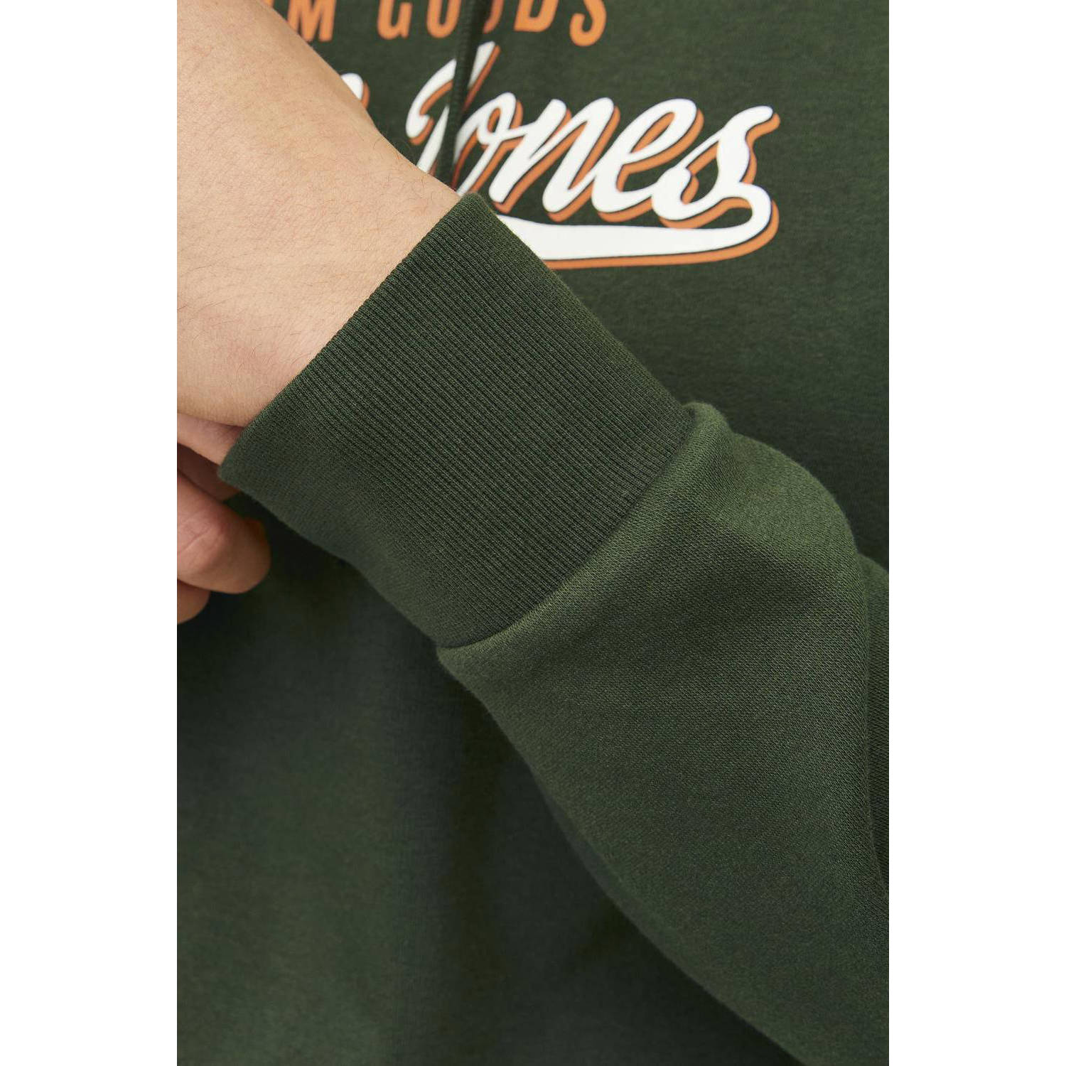 JACK & JONES ESSENTIALS hoodie donkergroen